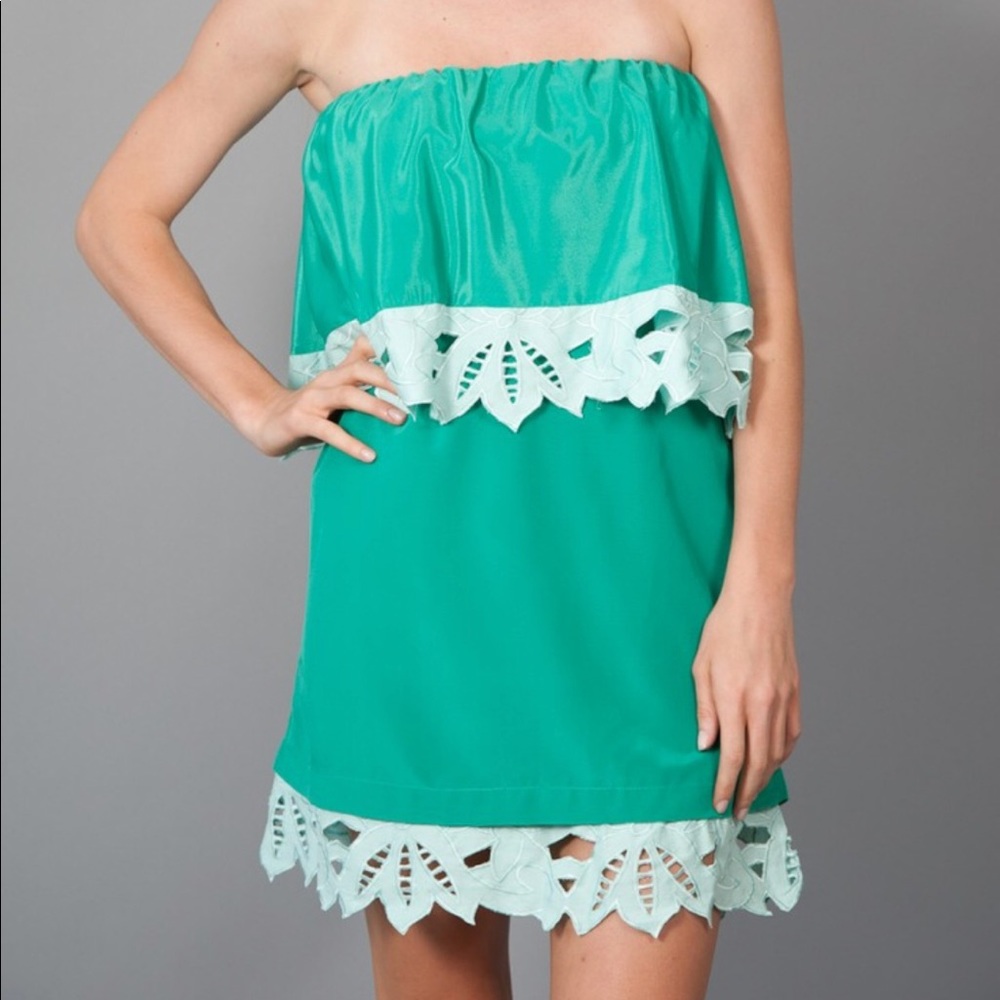 Judith March The Real Teal dress
